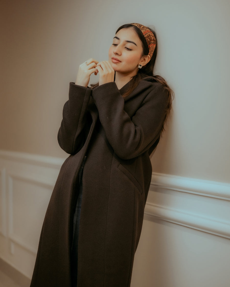 CHOCOIR long coat by Rohma Khann Designs — product view 1
