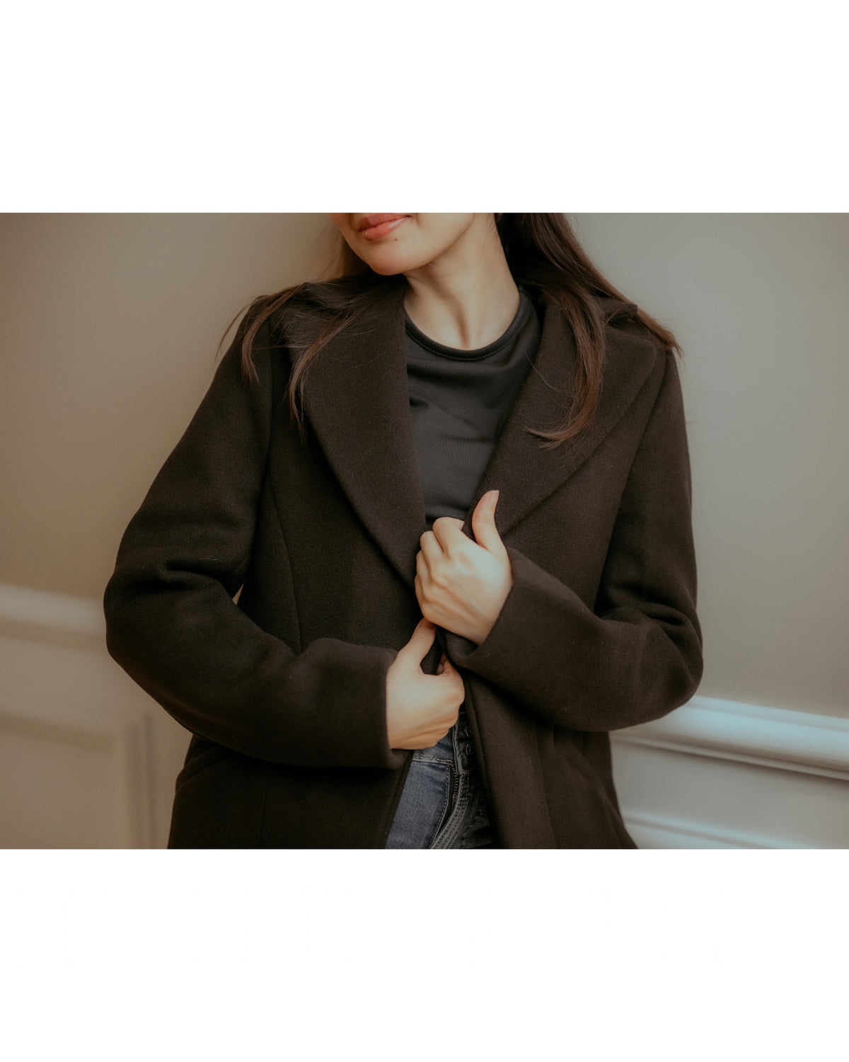 CHOCOIR long coat by Rohma Khann Designs — product view 3